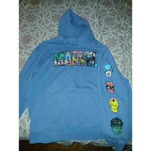 Mens Marvel Hoodie Size Xxl